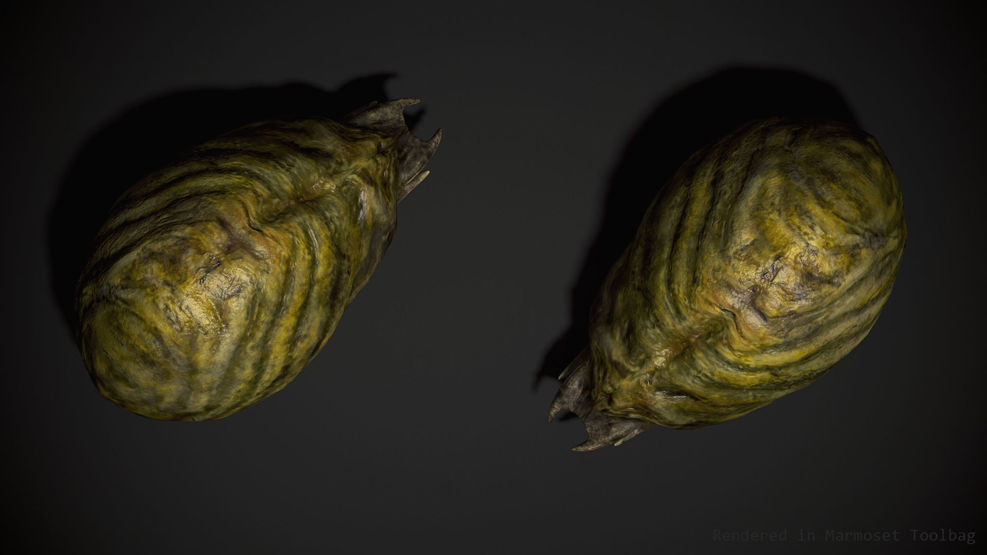 Worm Lt1 - Game Ready Low-poly 3D model Low-poly 3D model_7