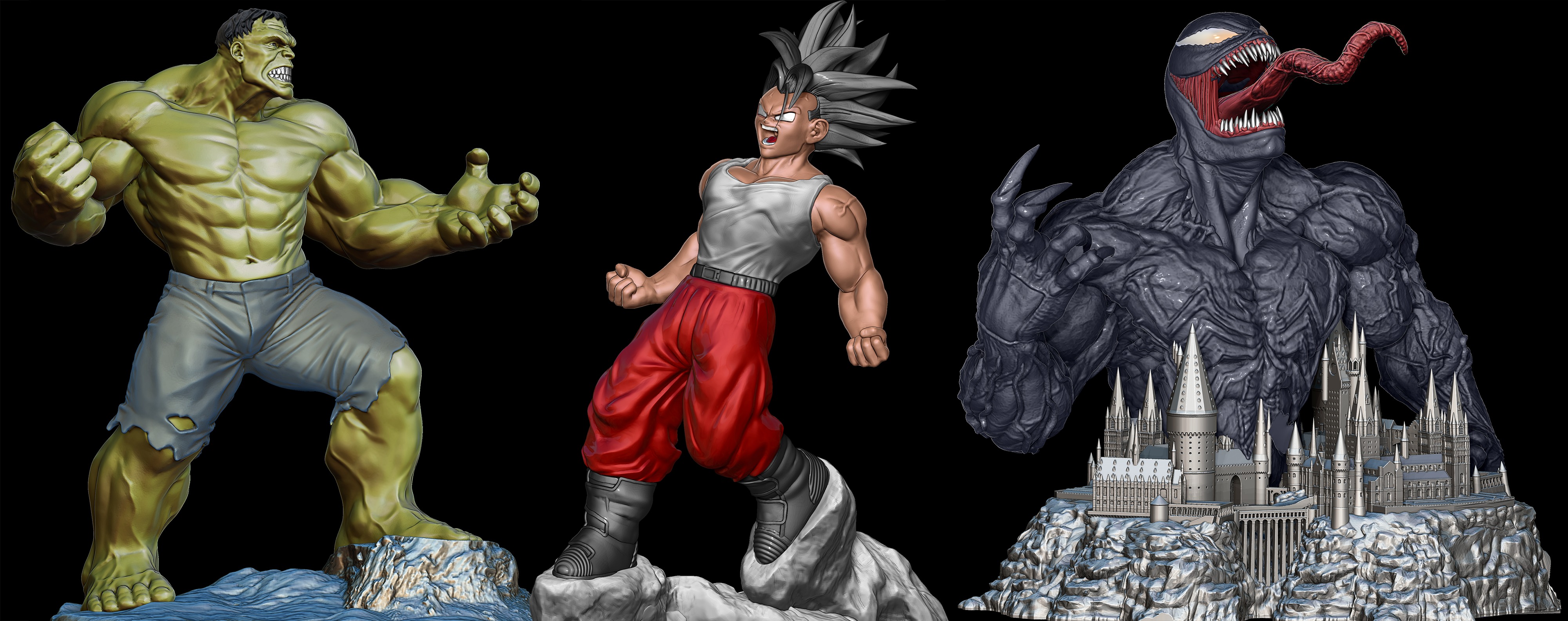 Superheroes 3d prints 3D Model Collection_2