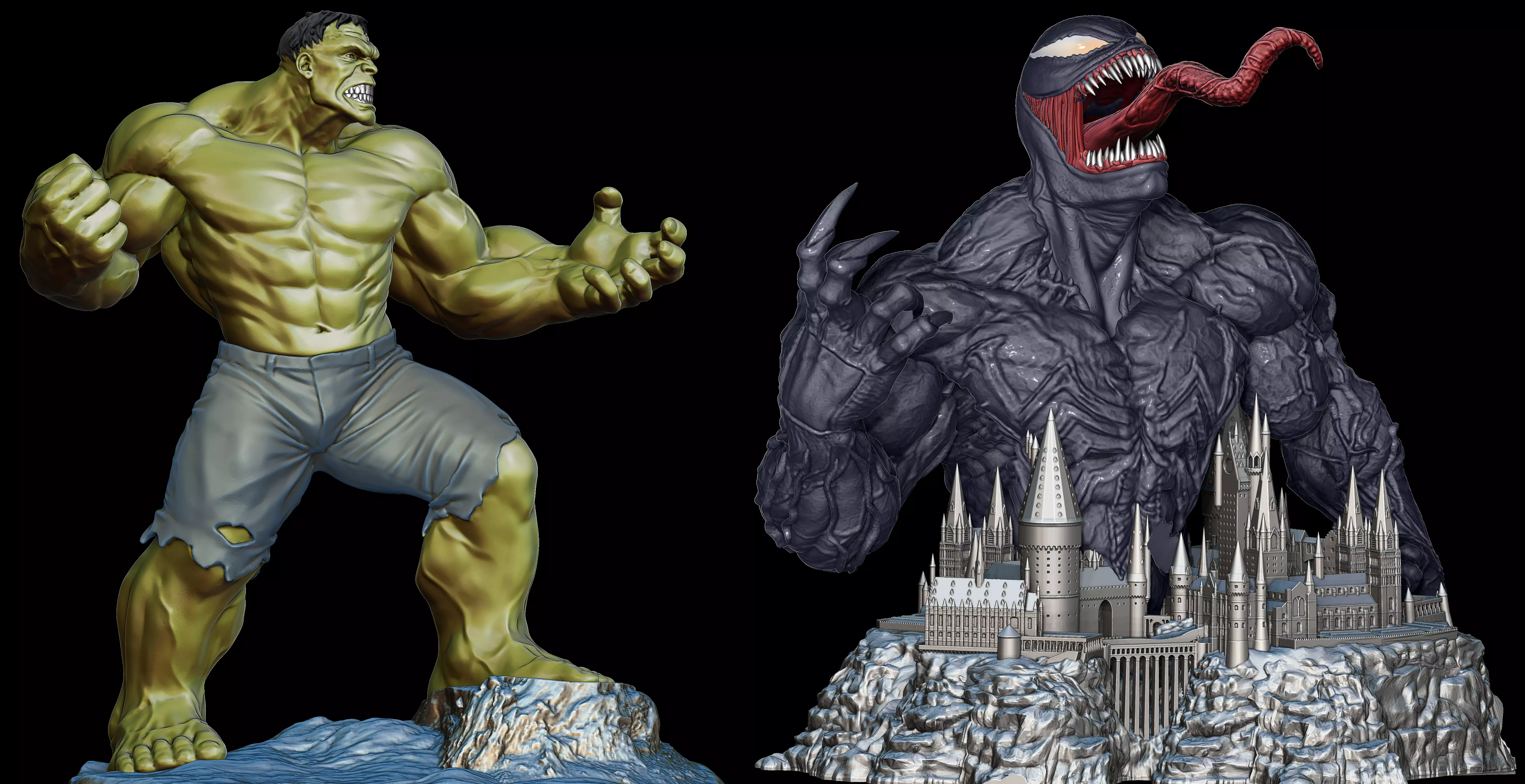 Superheroes 3d prints 3D Model Collection_0