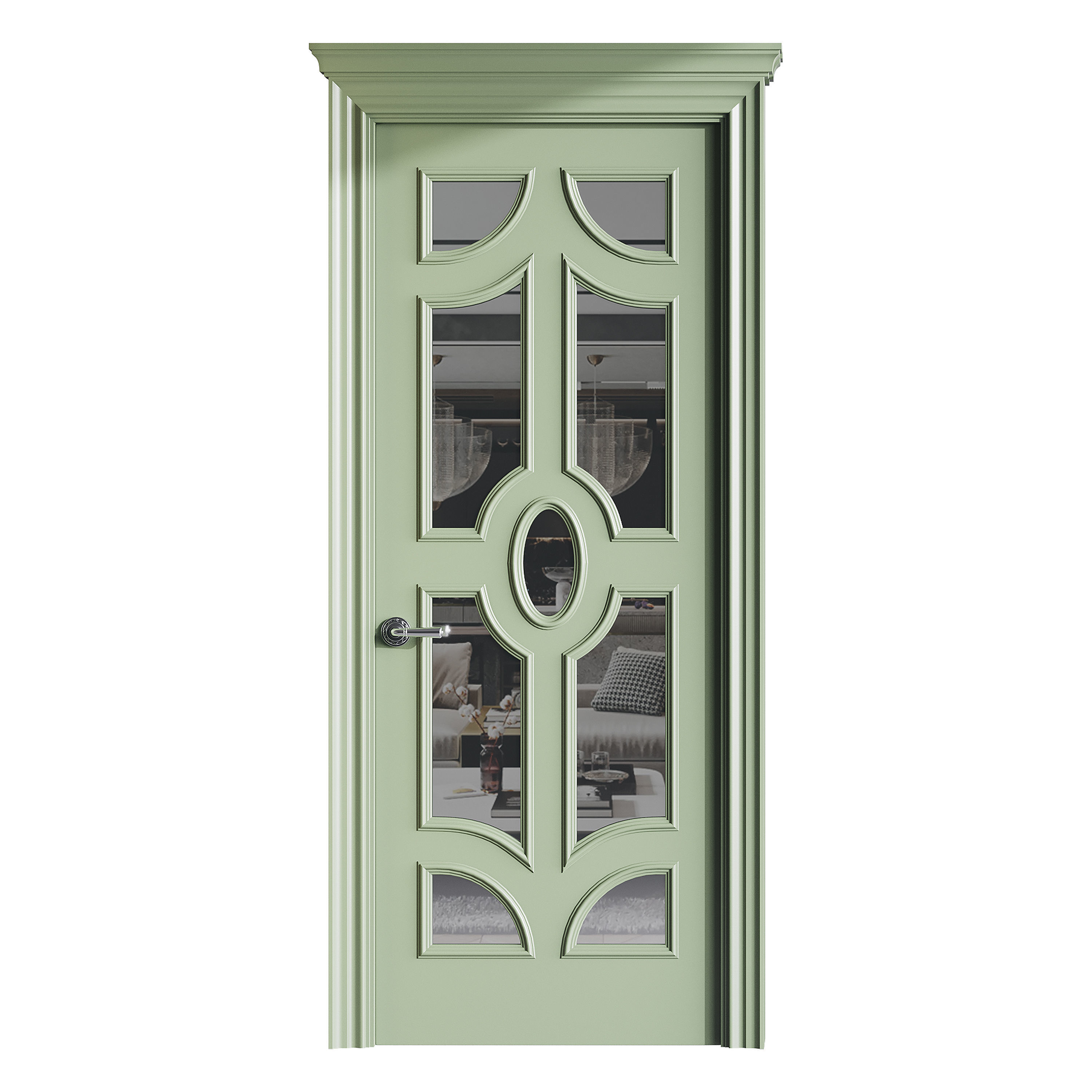 Modern entrance door 72 3D model_7