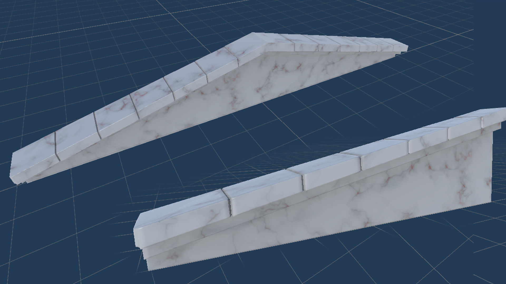 Modular Greek-Spartan Temple game ready Low-poly 3D model_41