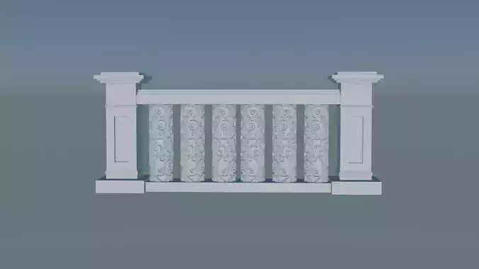 Balustrade 3D print model