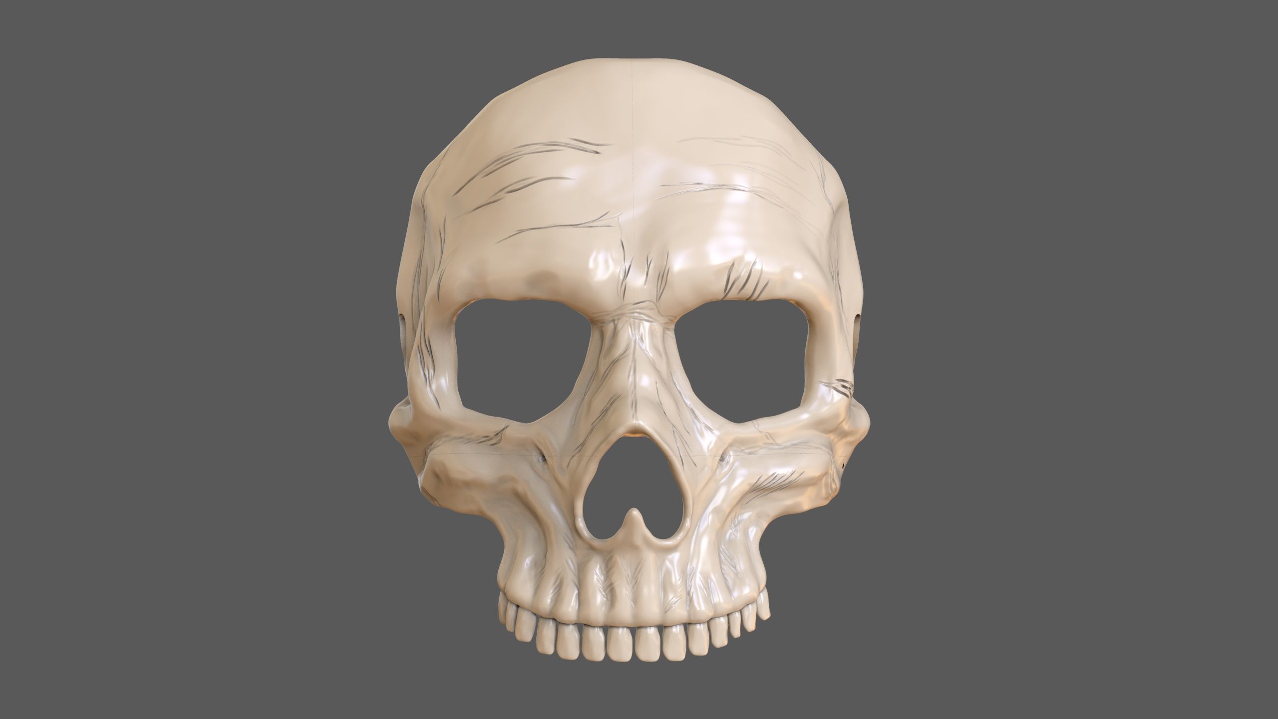 Skull Masks Pack 3 Horns 3D print model_1