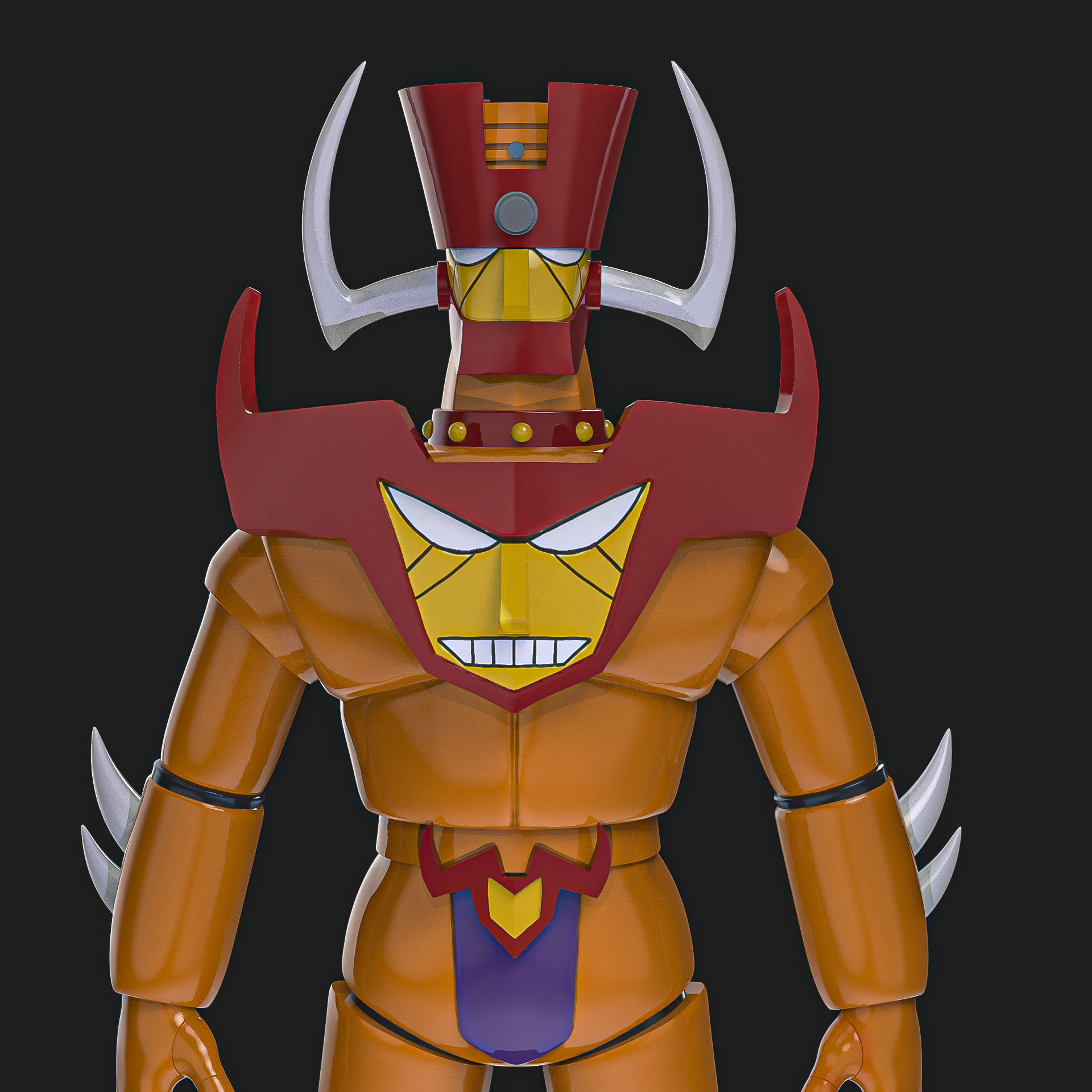 Belgas V5 Mazinger Z 3D print model_5