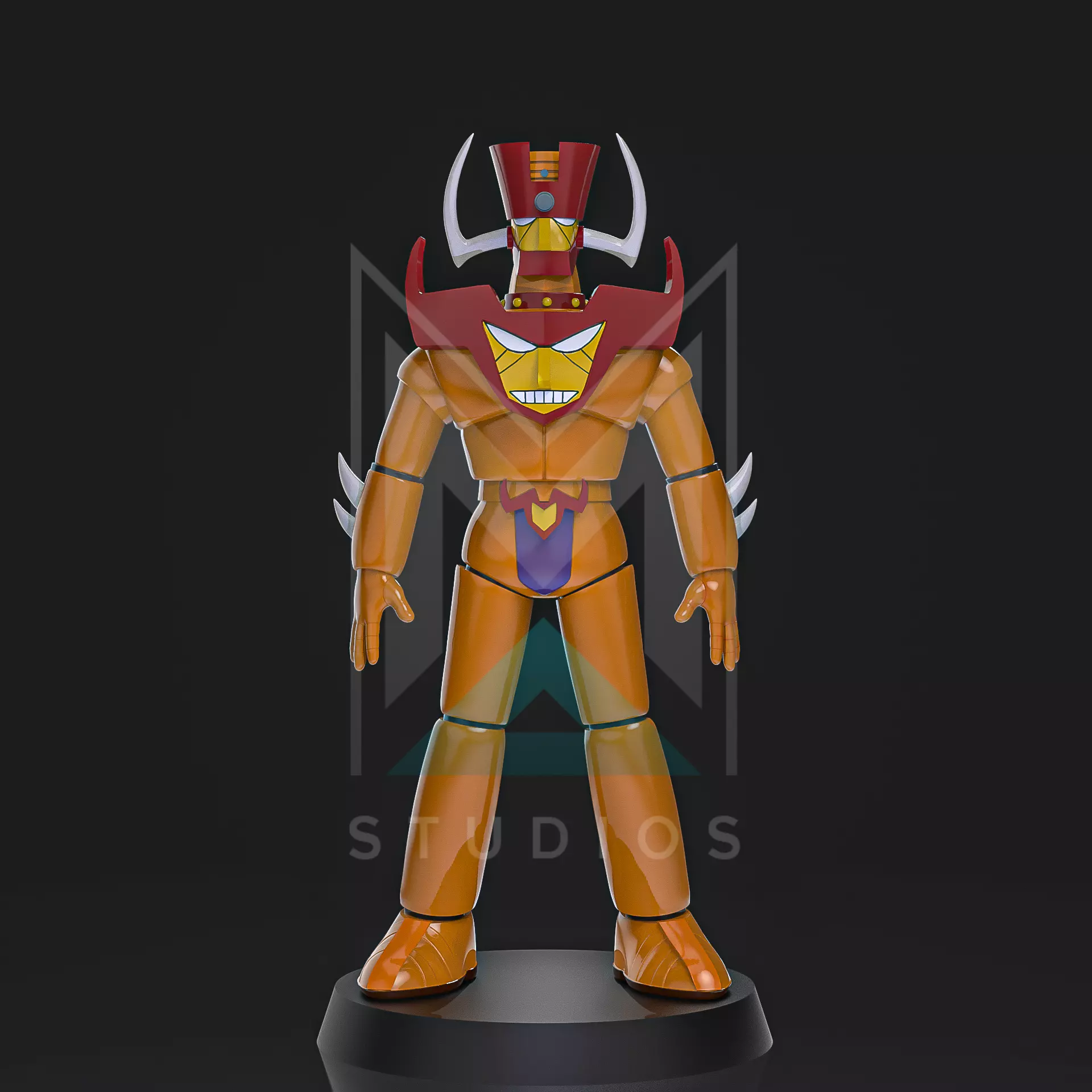 Belgas V5 Mazinger Z 3D print model_0