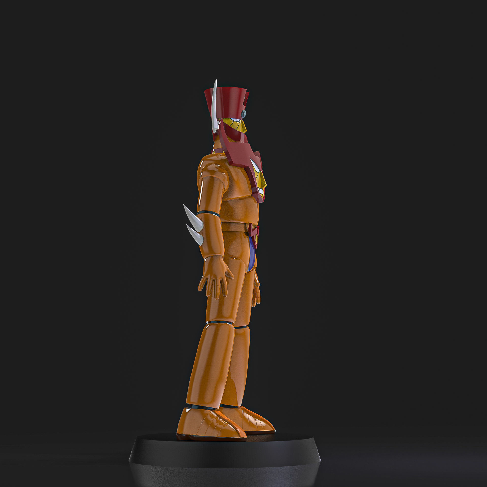 Belgas V5 Mazinger Z 3D print model_4