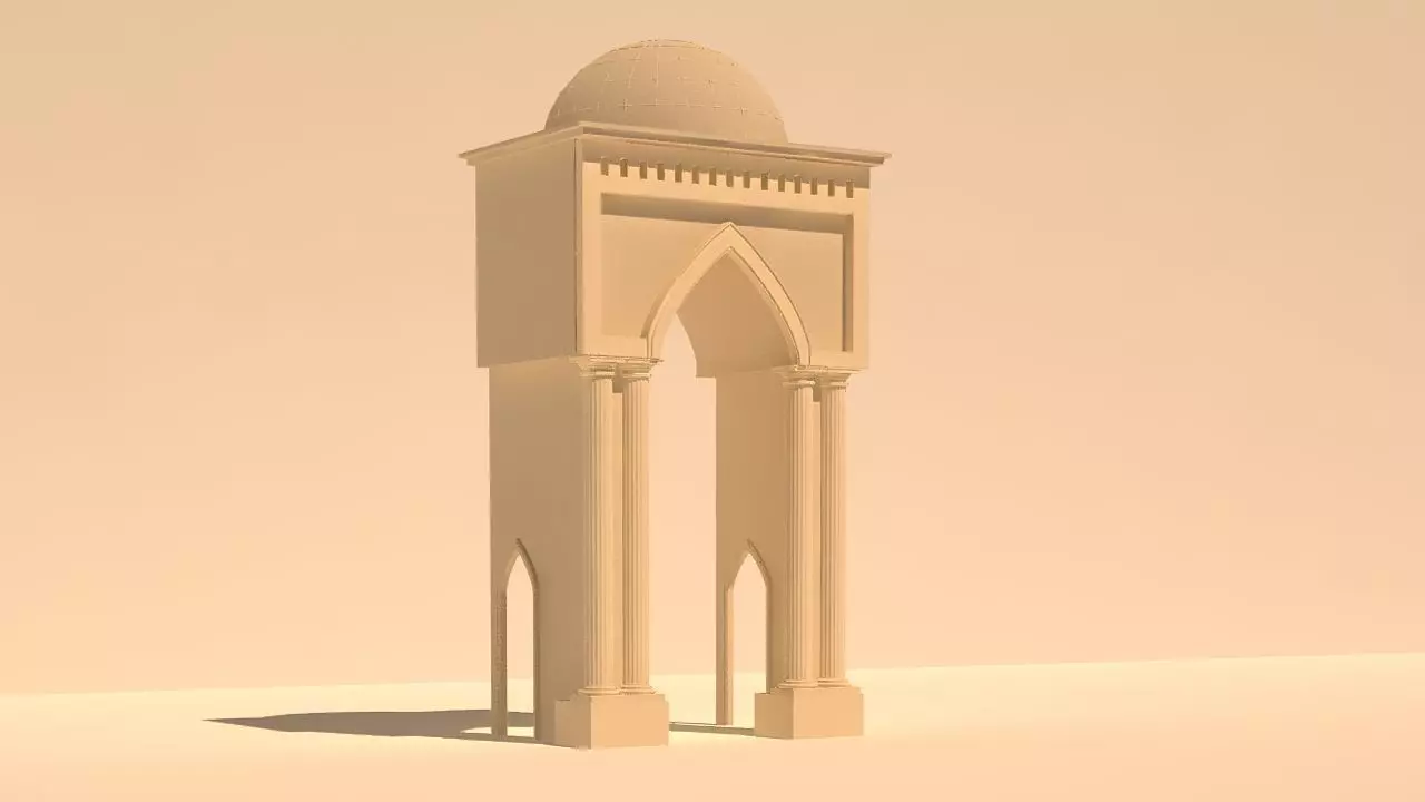 classic arch 3D model