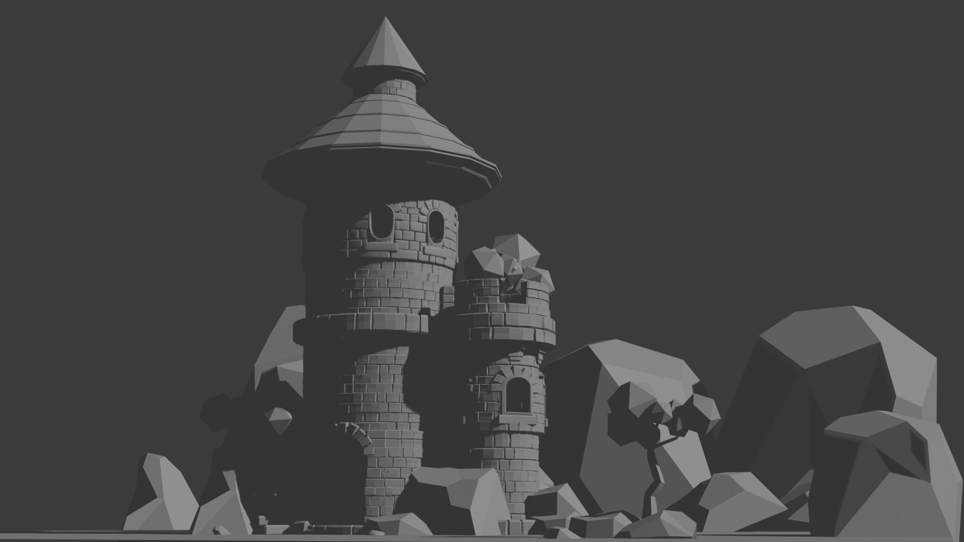 Building Free 3D model_4