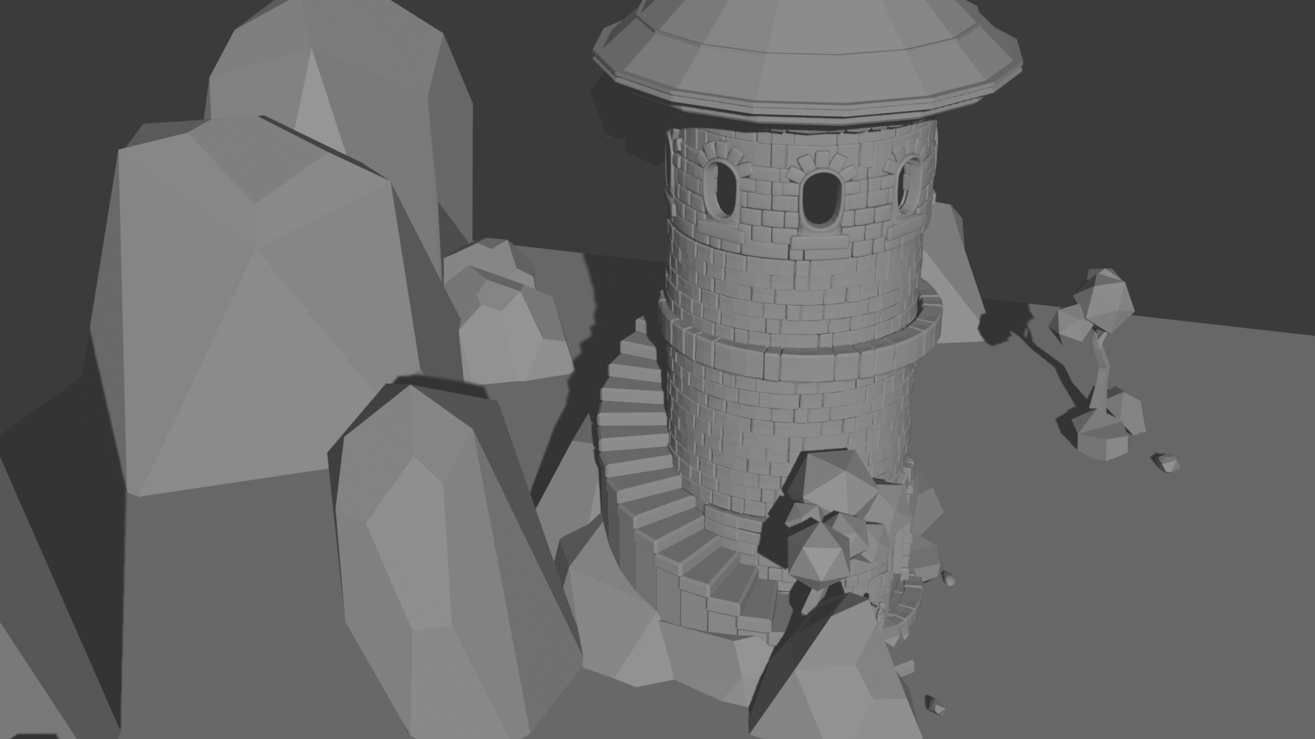 Building Free 3D model_2