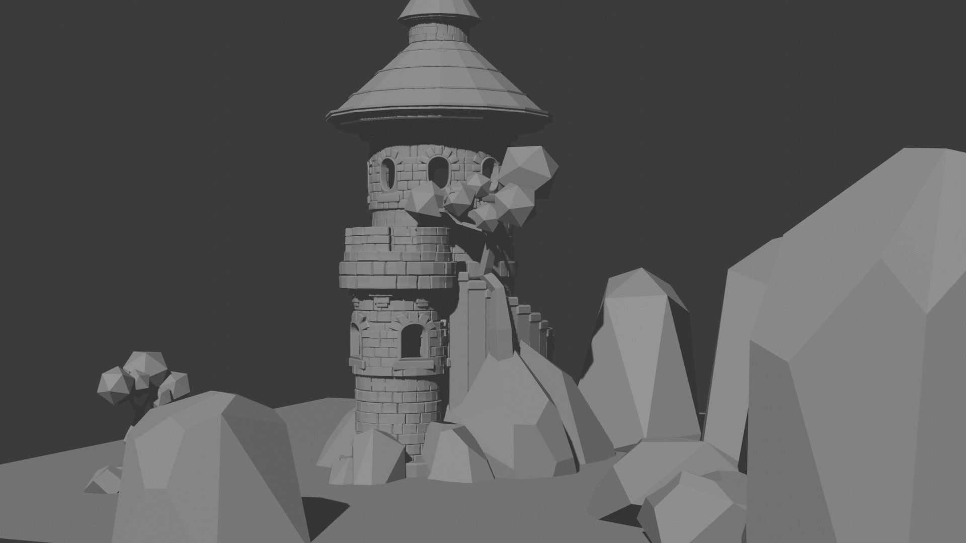 Building Free 3D model_1