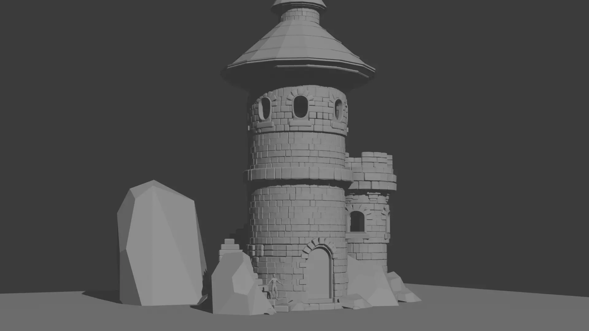 Building Free 3D model_0