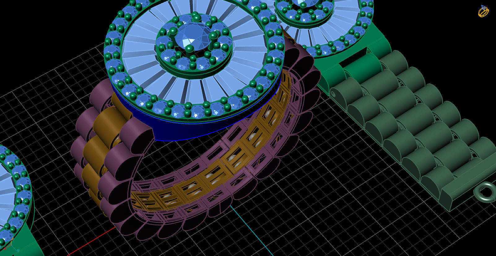 tam set 3D print model_10