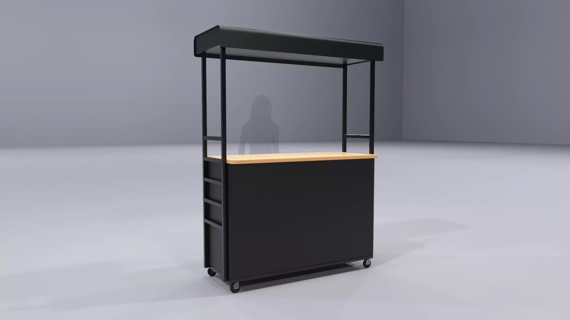 Pop Up Cart 1 3D model_0