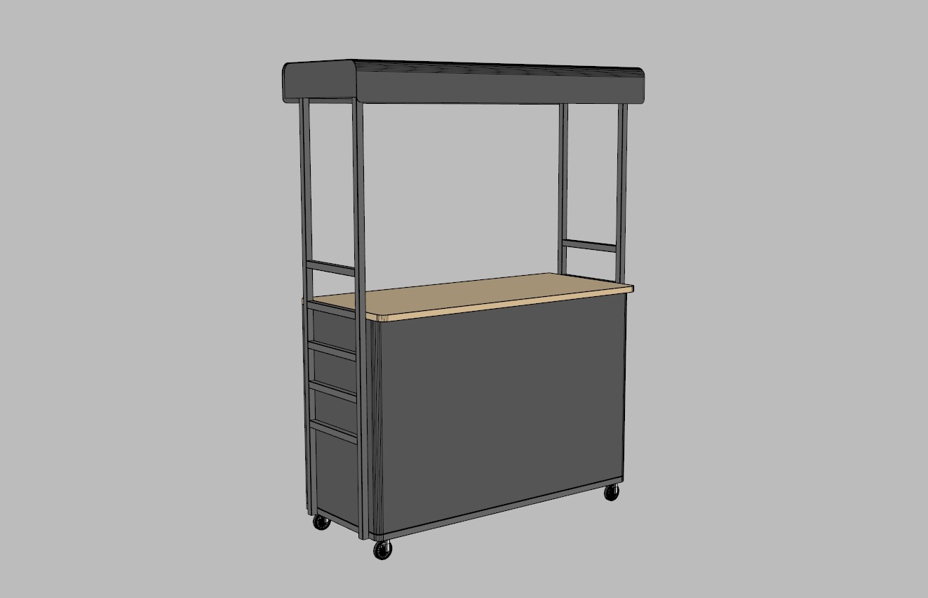 Pop Up Cart 1 3D model_6