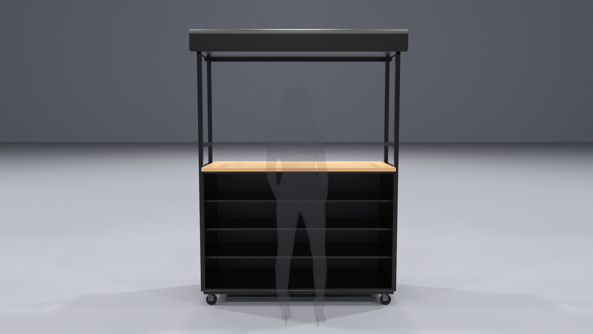 Pop Up Cart 1 3D model_4