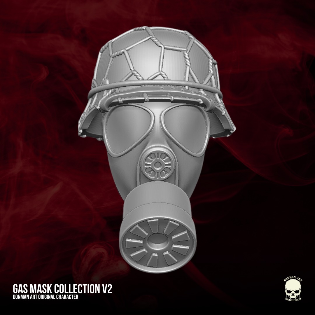 Gas Mask Collection V2 Donman Art 3D files for Action Figures 3D print model_18