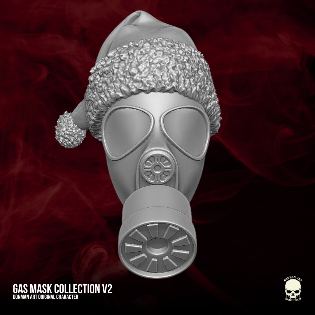 Gas Mask Collection V2 Donman Art 3D files for Action Figures 3D print model_8