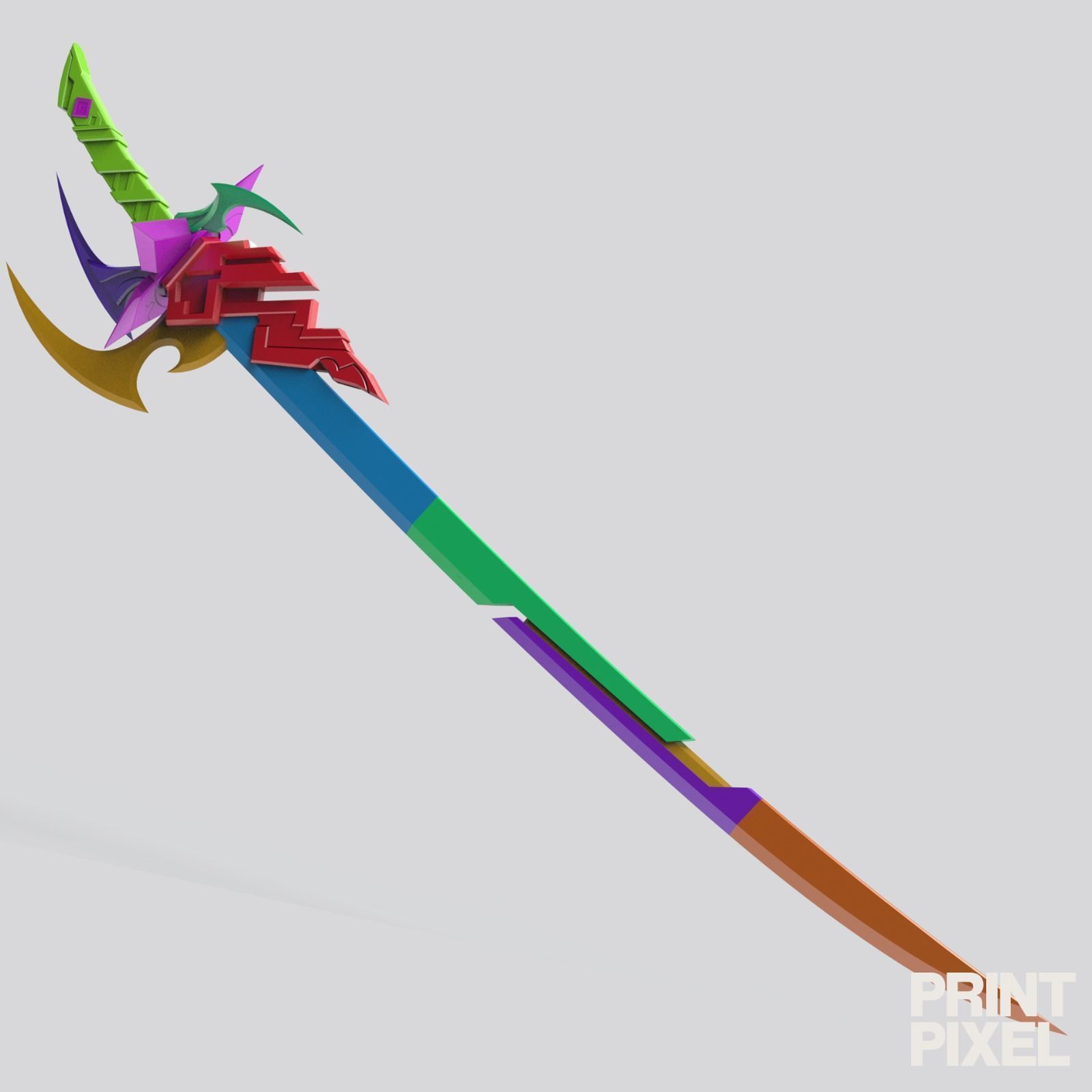 Narukami Sword keqing -Genshin Impact Replica 3D print model_4