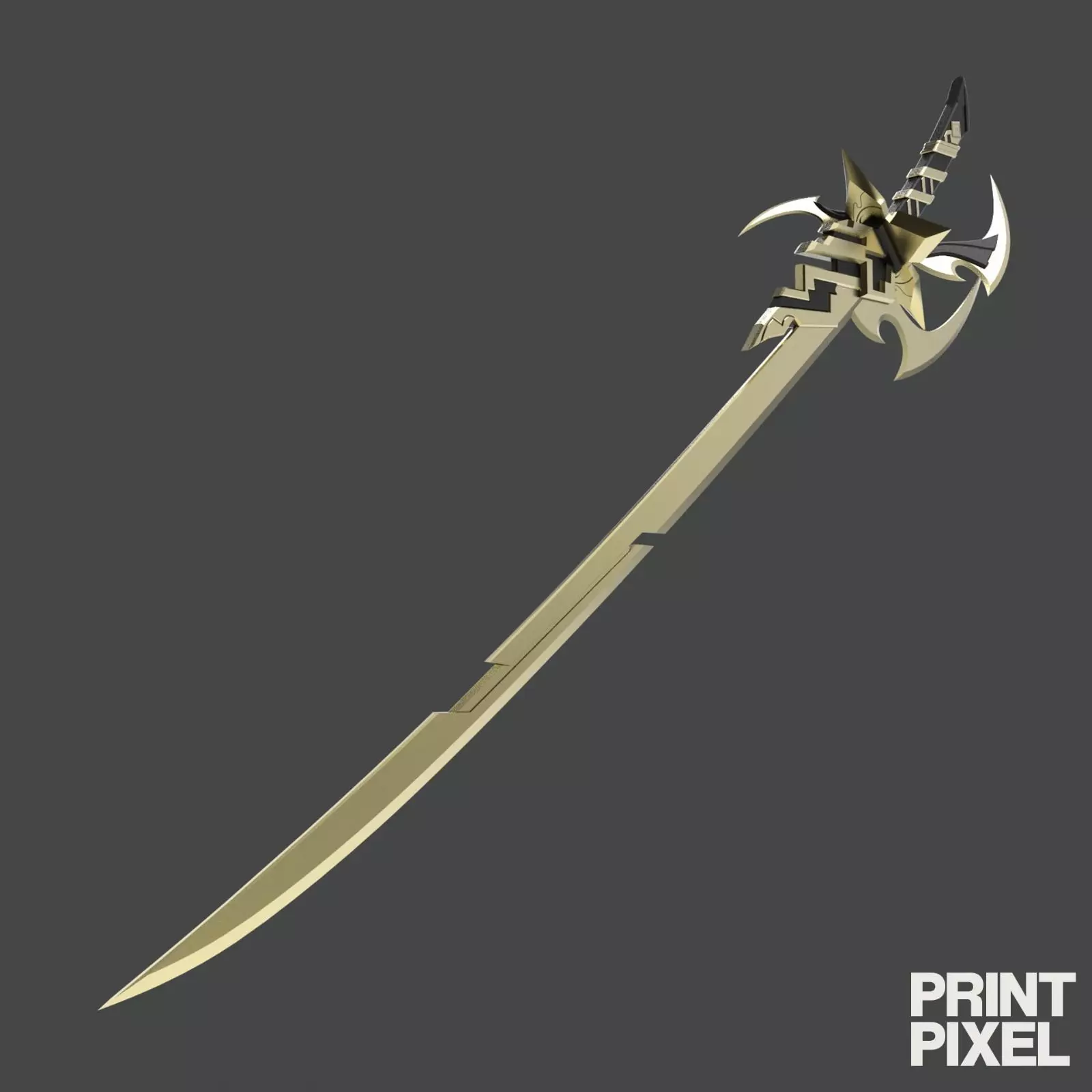 Narukami Sword keqing -Genshin Impact Replica 3D print model_0