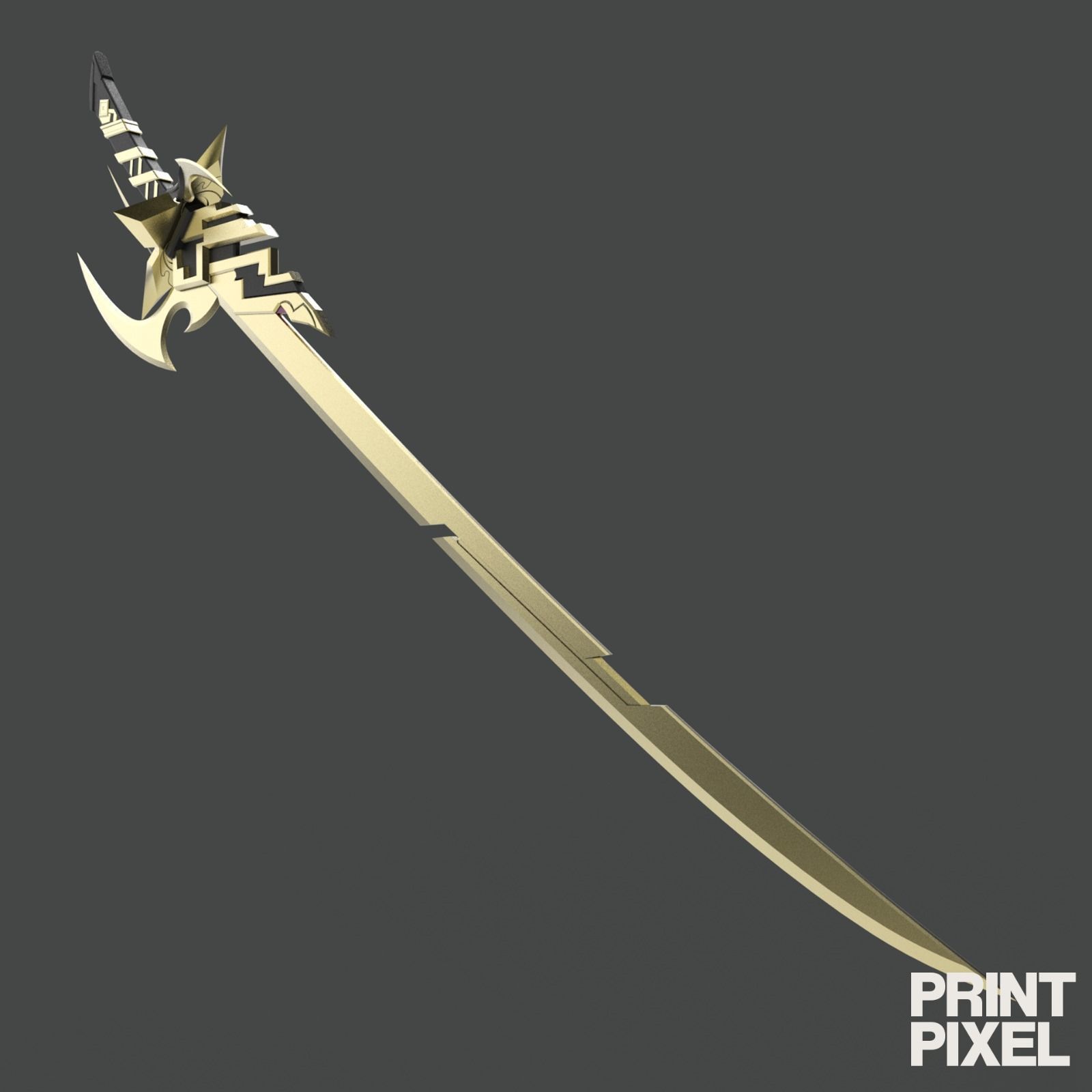 Narukami Sword keqing -Genshin Impact Replica 3D print model_2