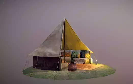 3D camp model 