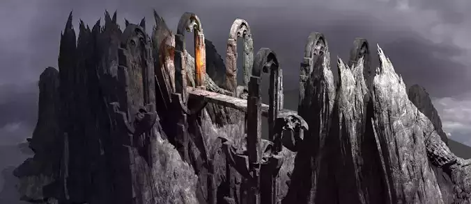 Khazaddum mountain Bridge ruins