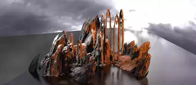 Gorgoroth Temple Fortress Ruins  2