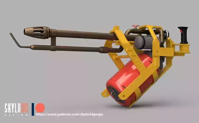 Fallout Flamer Props 3D Print STL
