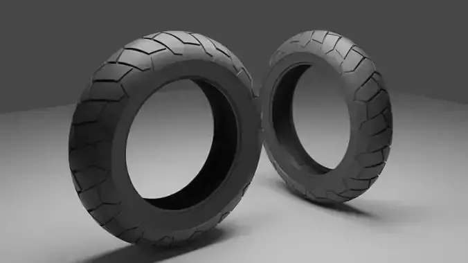 tire MOTO DV3 non brand high poly