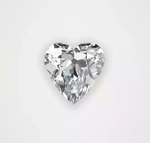 4 mm Heart Diamond - GIA Standard Stone