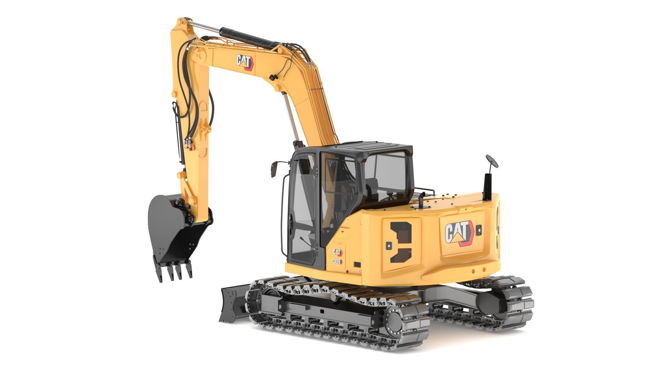 CAT Mini Excavators 309CR 3D model_22