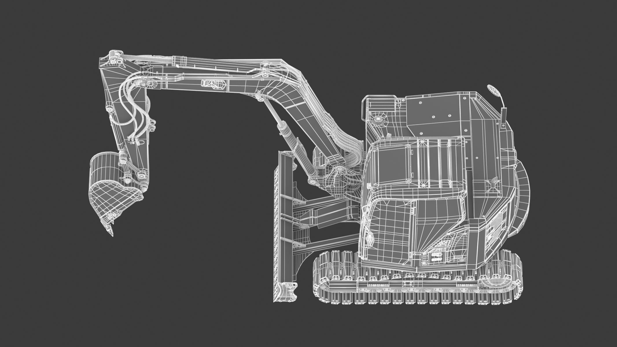CAT Mini Excavators 309CR 3D model_30