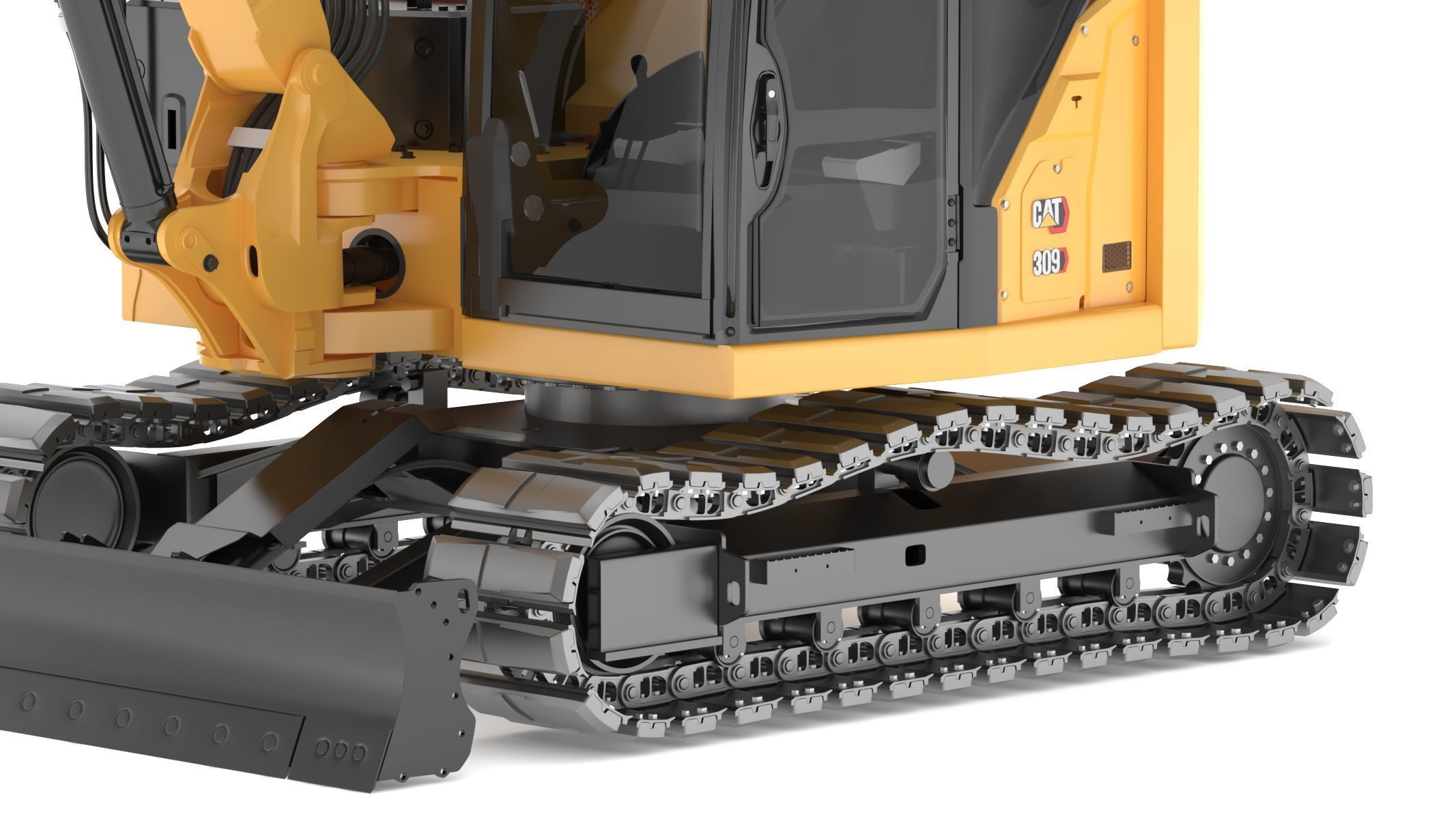 CAT Mini Excavators 309CR 3D model_7