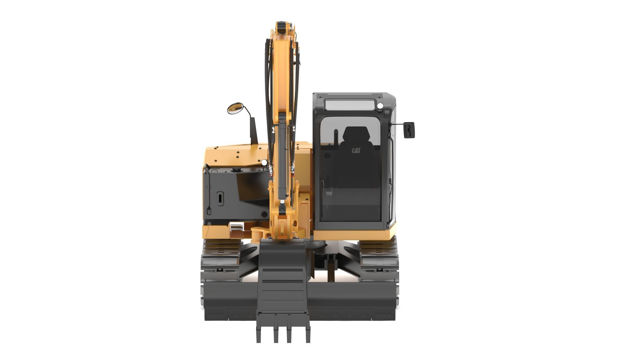 CAT Mini Excavators 309CR 3D model_12