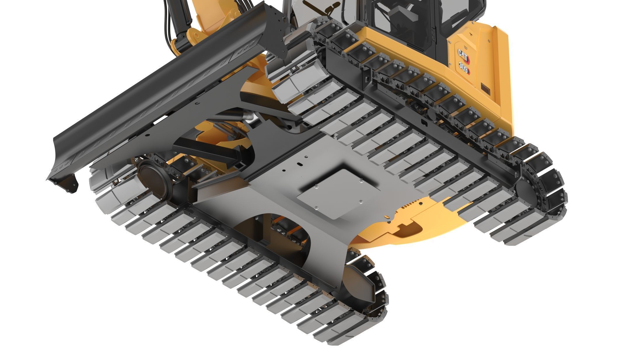 CAT Mini Excavators 309CR 3D model_11