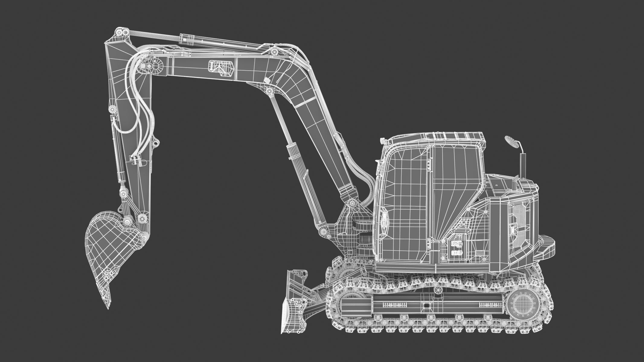 CAT Mini Excavators 309CR 3D model_23