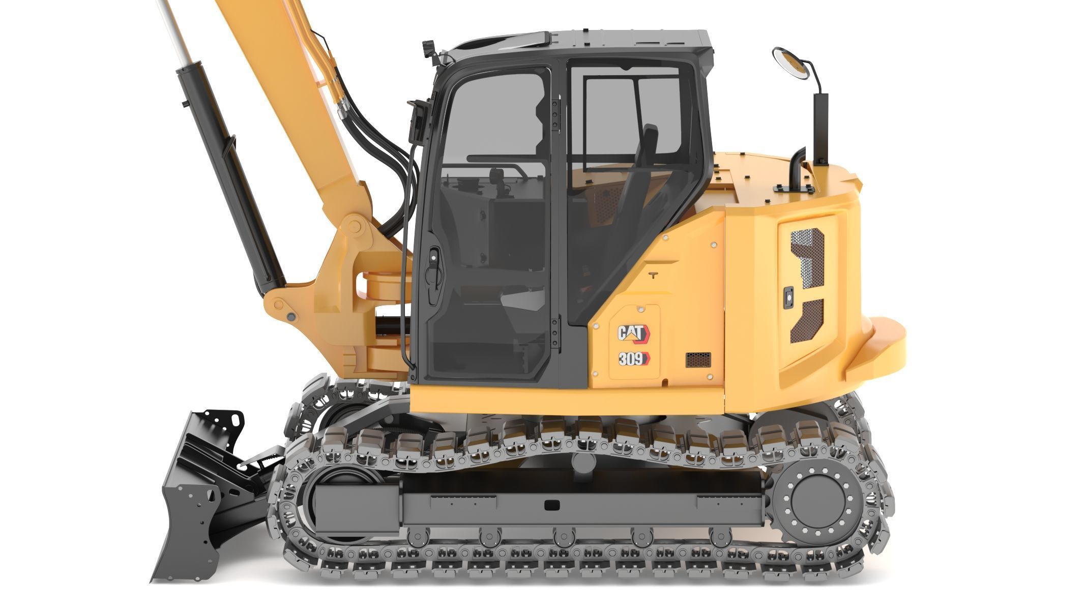 CAT Mini Excavators 309CR 3D model_2