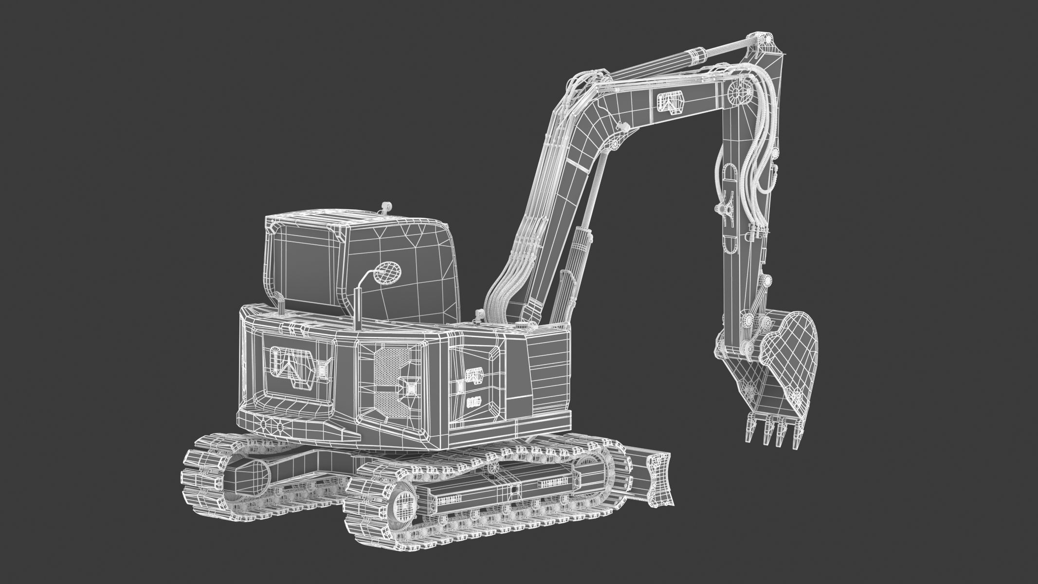 CAT Mini Excavators 309CR 3D model_26