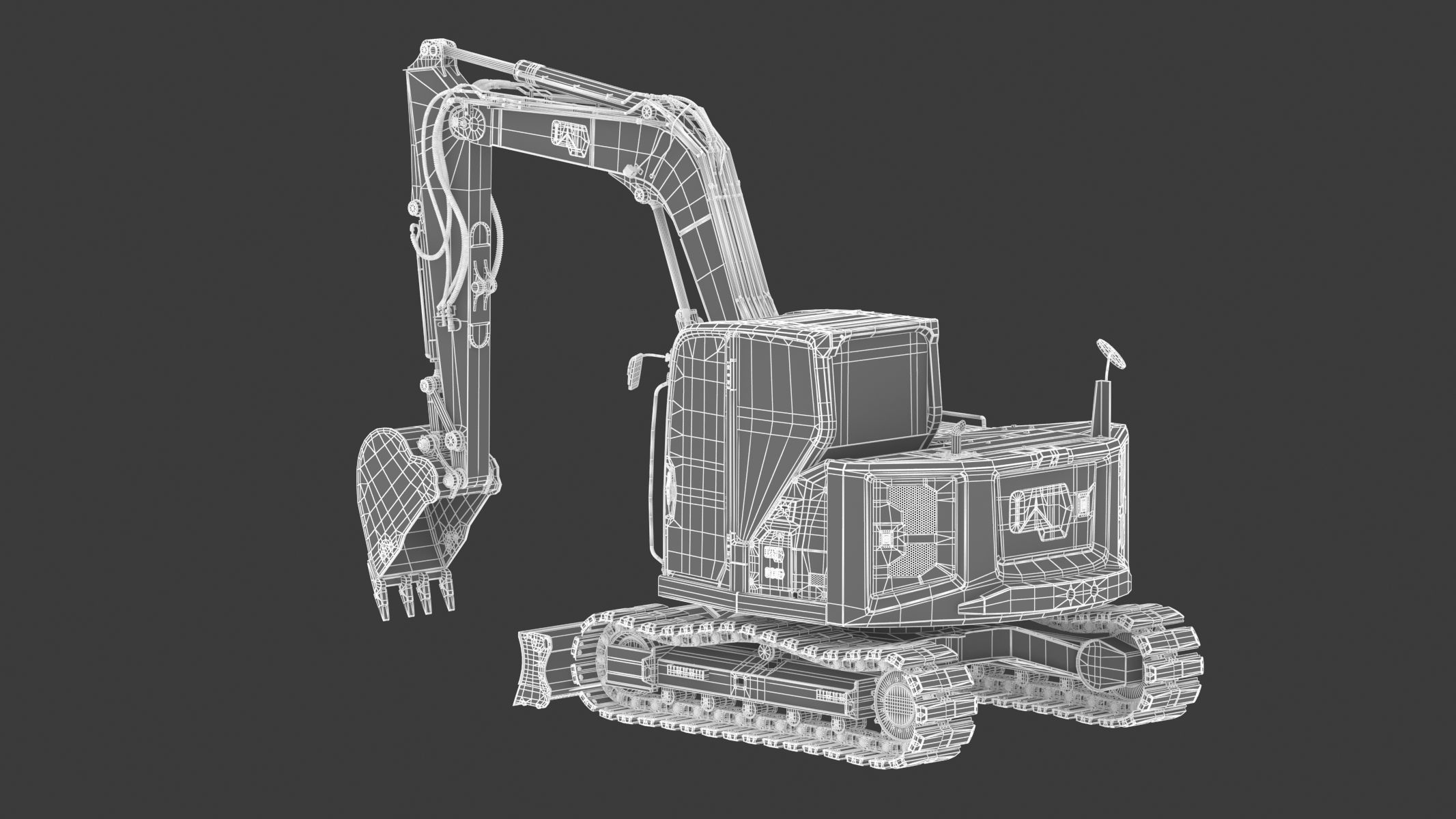CAT Mini Excavators 309CR 3D model_28