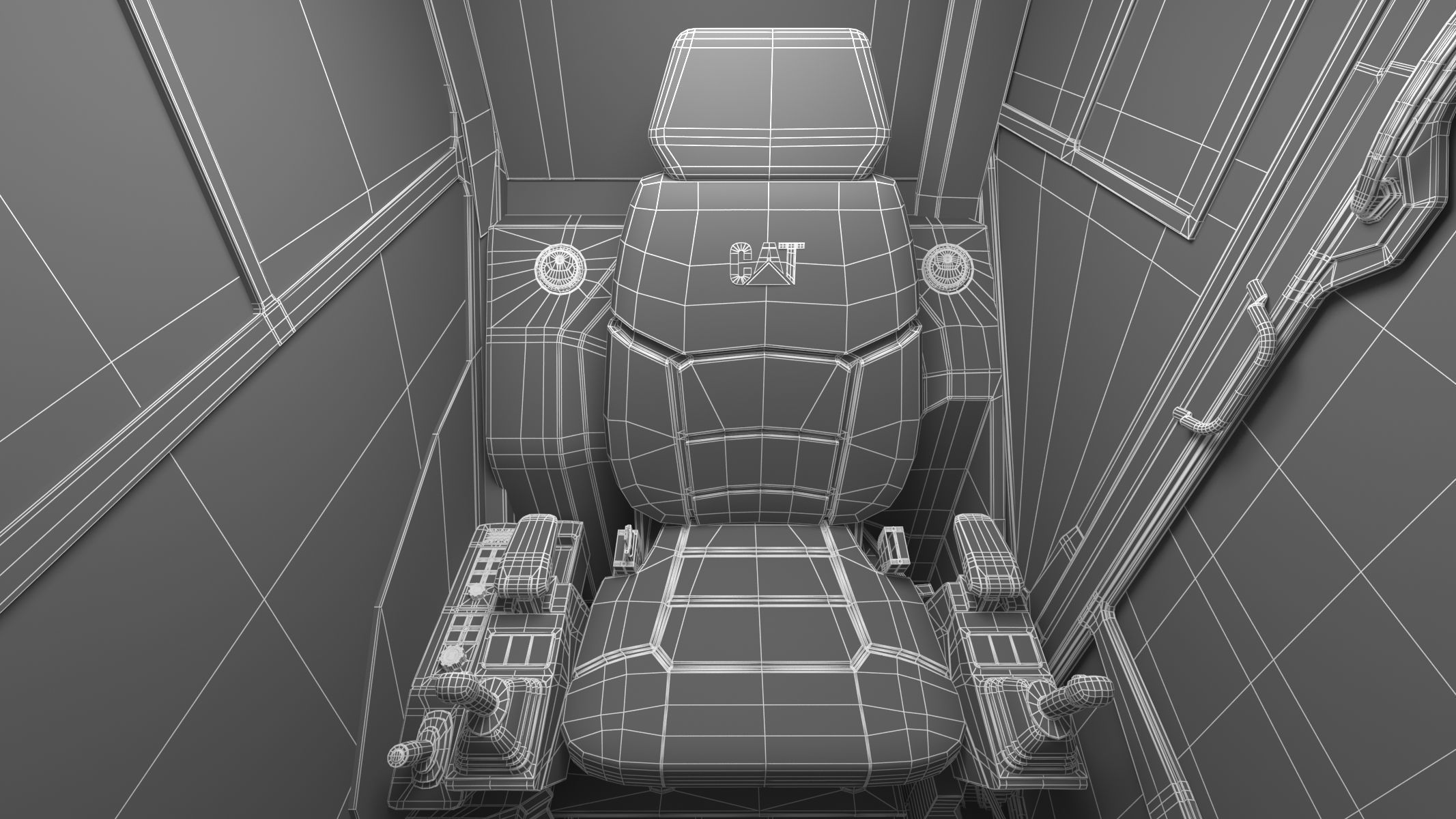 CAT Mini Excavators 309CR 3D model_42