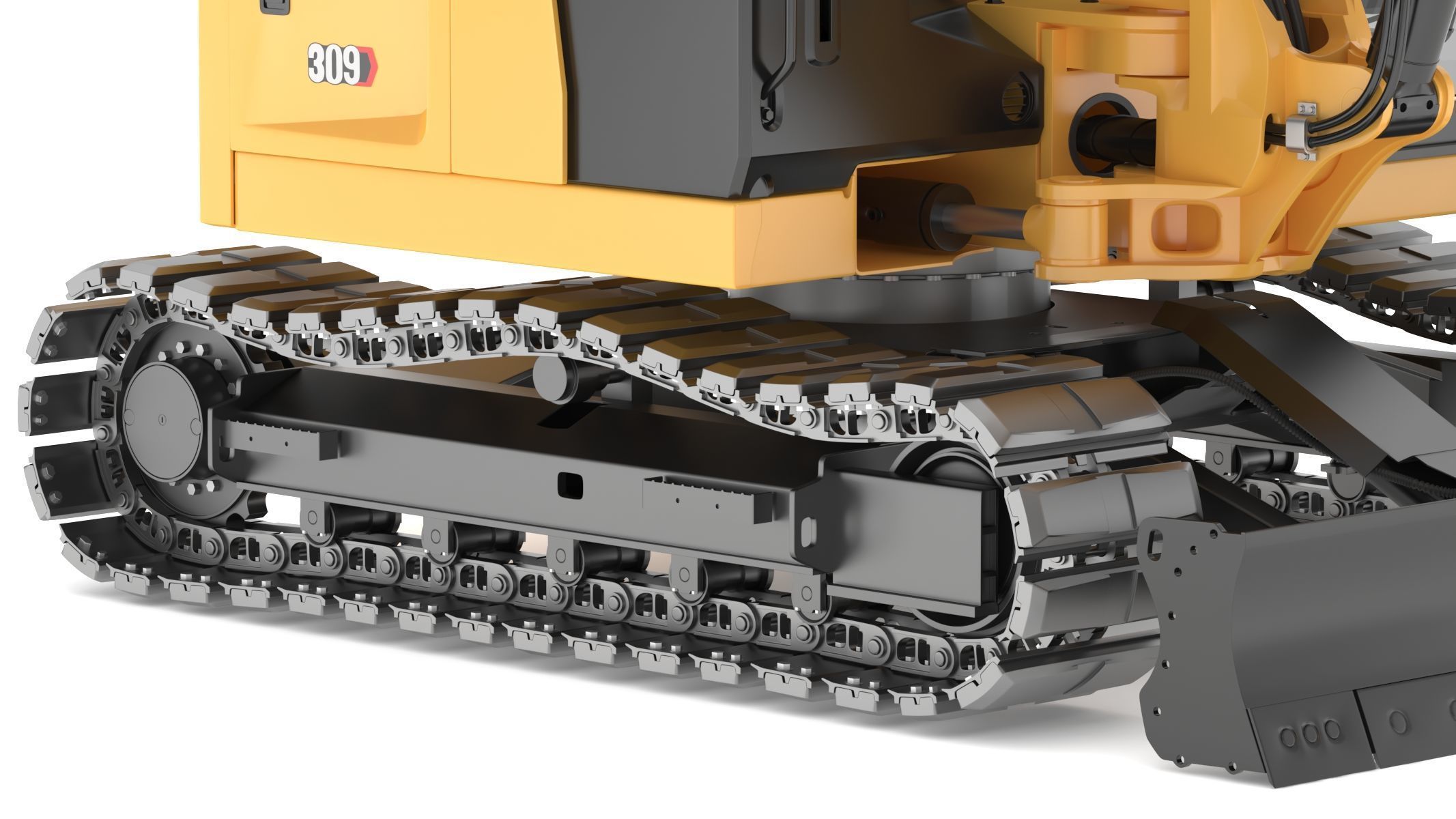 CAT Mini Excavators 309CR 3D model_8