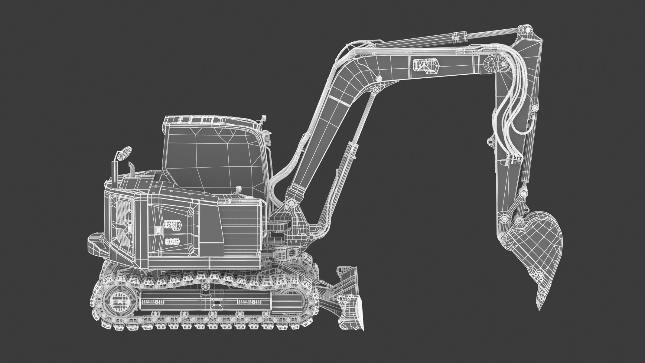 CAT Mini Excavators 309CR 3D model_27