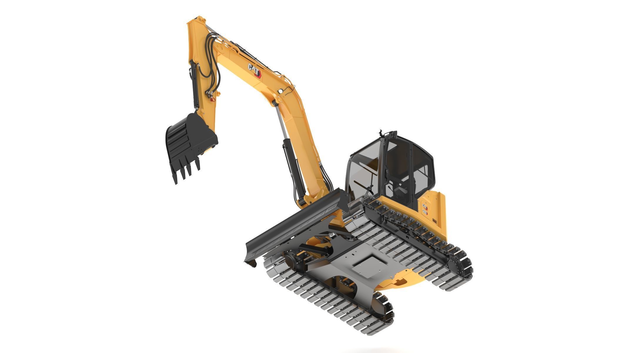 CAT Mini Excavators 309CR 3D model_13