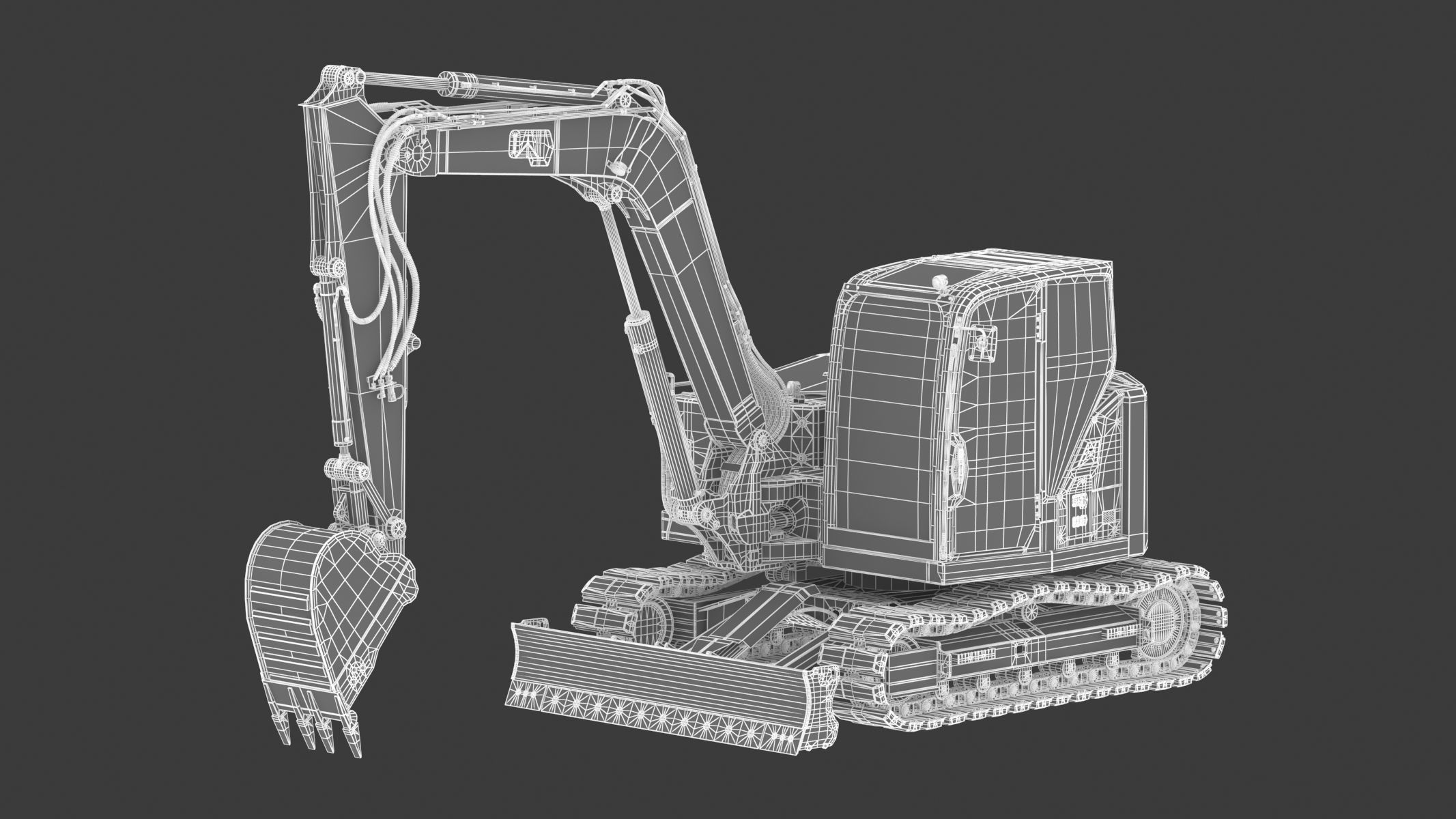 CAT Mini Excavators 309CR 3D model_40