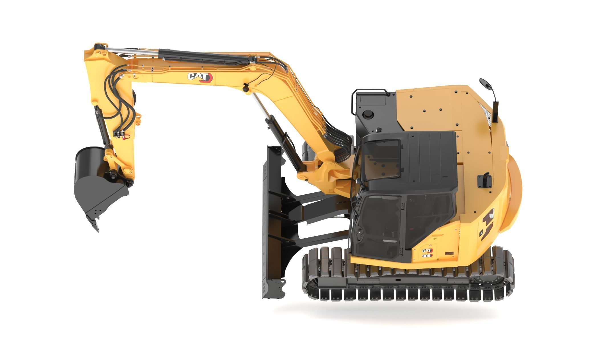 CAT Mini Excavators 309CR 3D model_15
