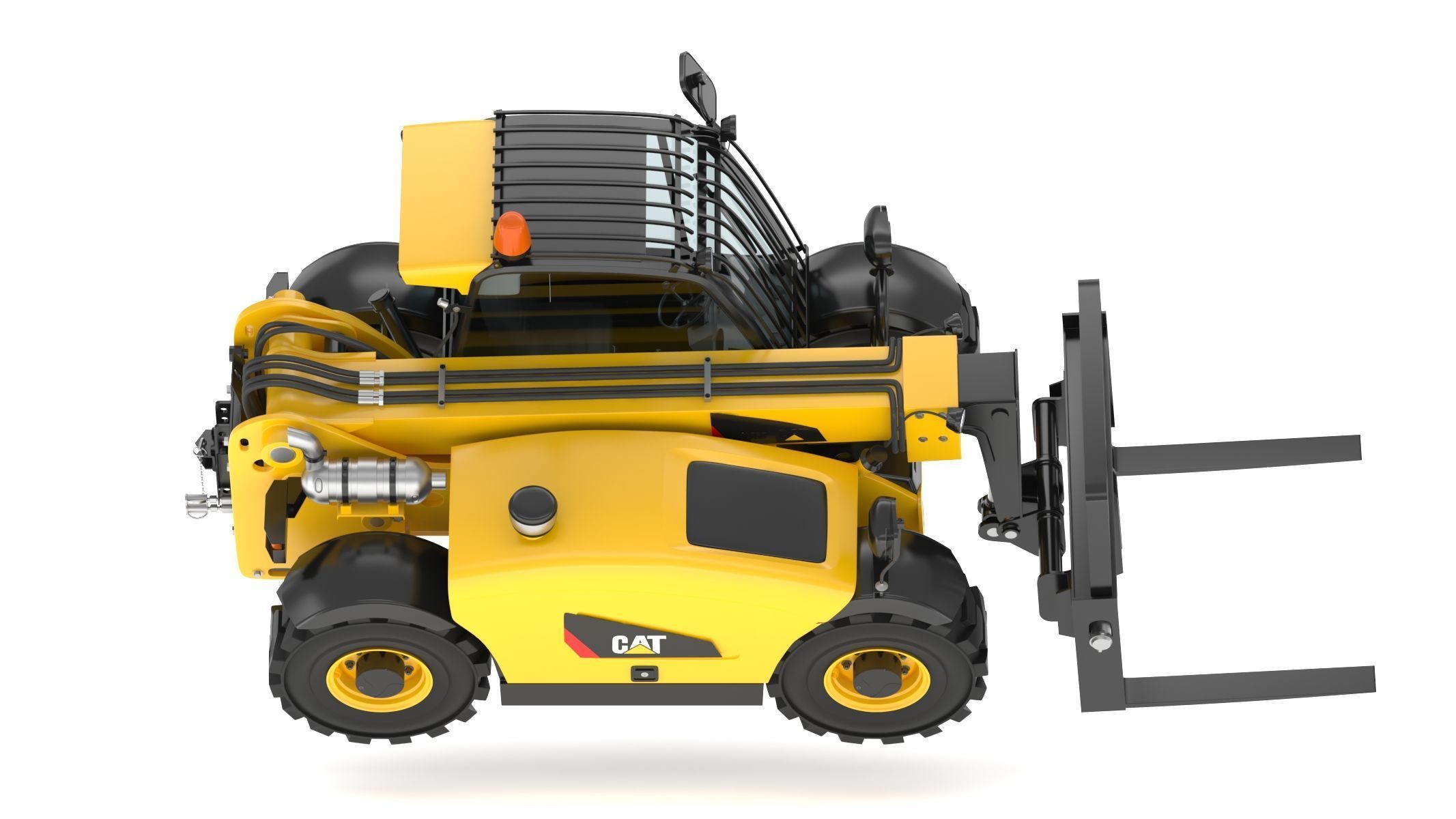 CAT Telehandlers TH255C 3D model_10