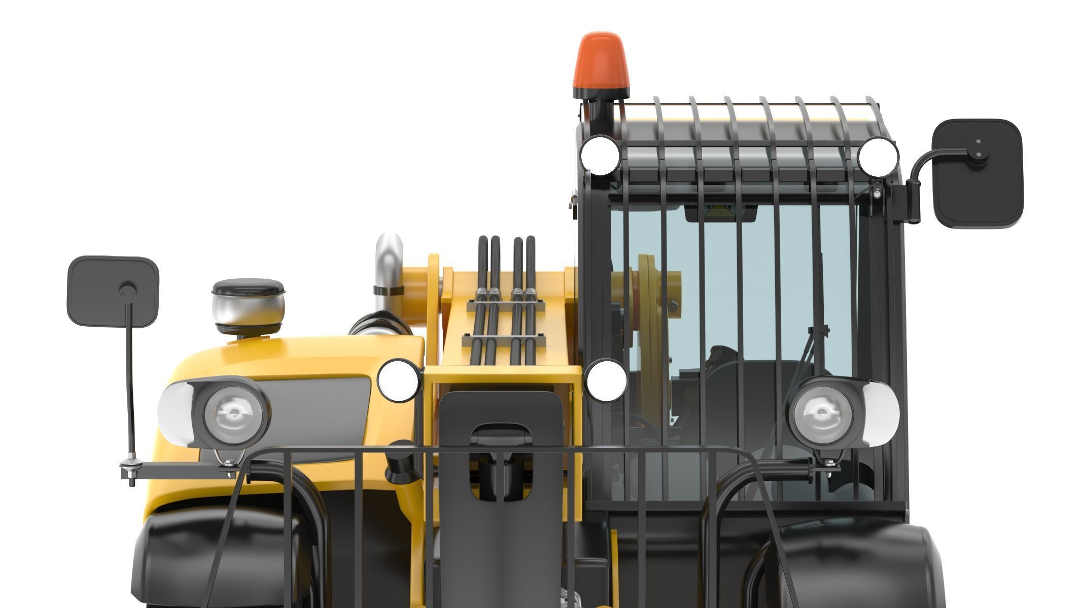 CAT Telehandlers TH255C 3D model_18