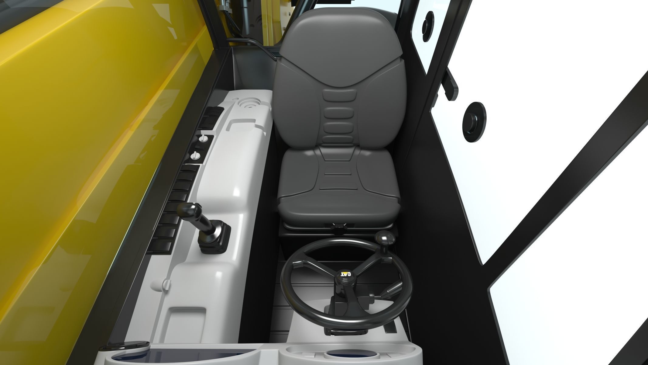 CAT Telehandlers TH255C 3D model_23