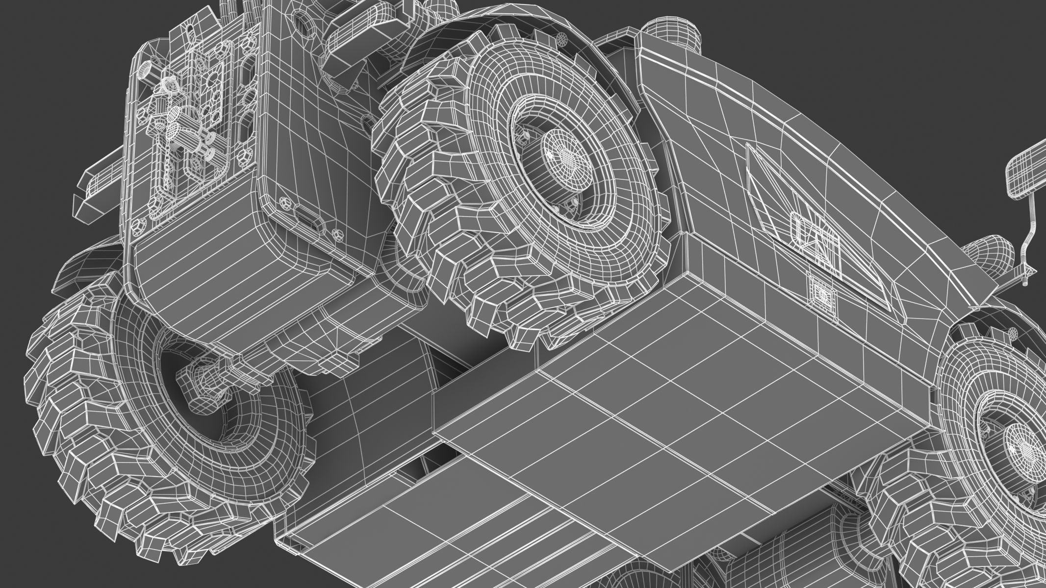 CAT Telehandlers TH255C 3D model_43
