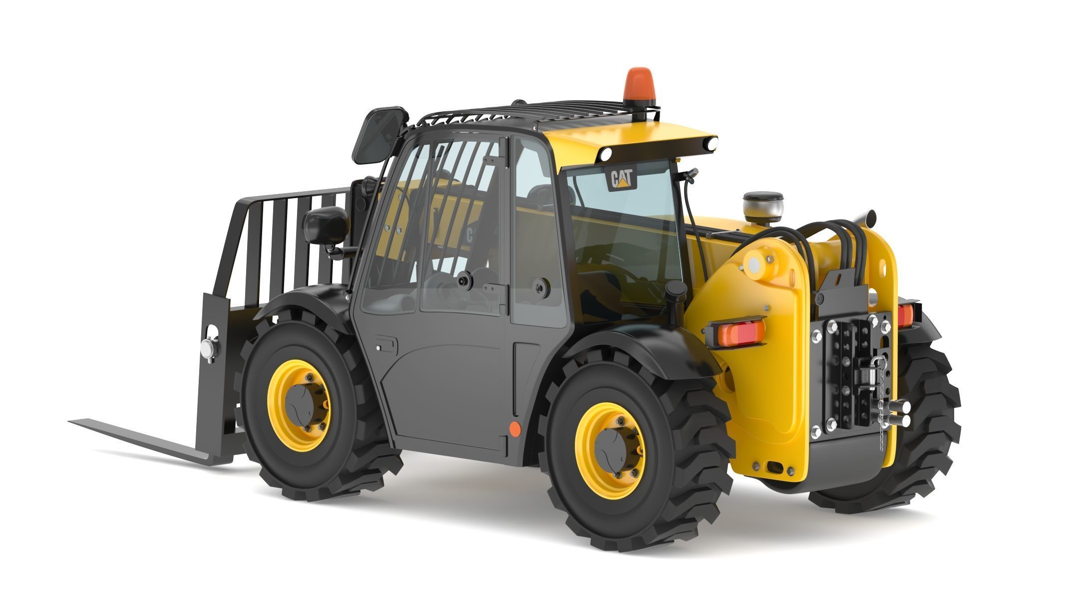 CAT Telehandlers TH255C 3D model_5